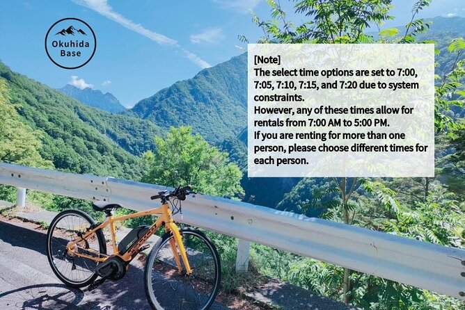 E Bike Rental in Takayama Gifu Mountain Cycling - Key Takeaways