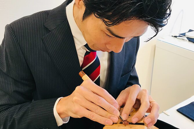 Craft Your Own HANKO Name Seal Activity in Kamakura Japan - Materials Included