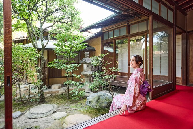 PRIVATE Kimono Tea Ceremony at Kyoto Maikoya, GION - Meeting and Pickup