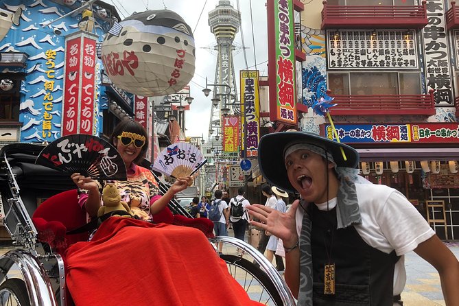 Osaka Rickshaw Tour in New World - Booking and Reservation Details