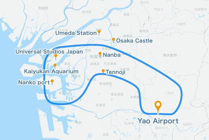 [25 Min] Osaka Cessna Cruising- Touring the Tsutenkaku and USJ - Reviews and Ratings