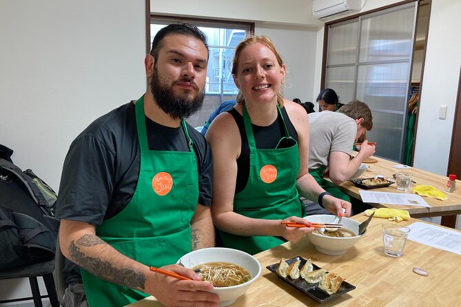 Ramen and Gyoza Cooking Class in Osaka Dotonbori - Ingredients and Equipment Provided