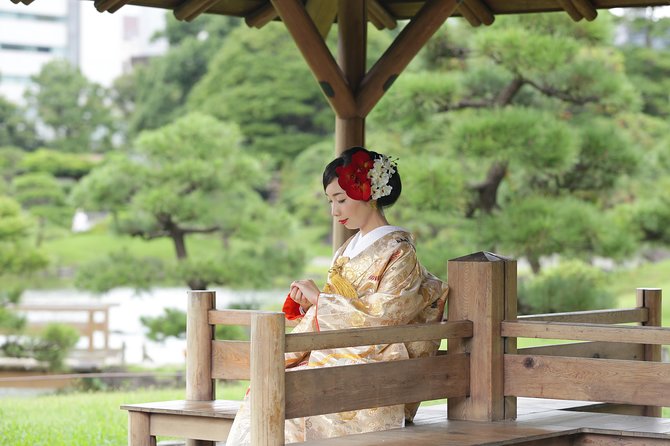 Kimono Wedding Photo Shot in Shrine Ceremony and Garden - Booking Details