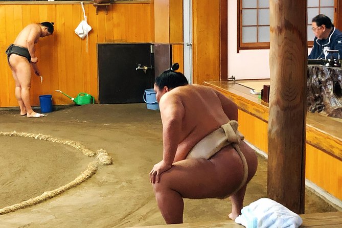 Watch Sumo Morning Practice at Stable in Tokyo - Details