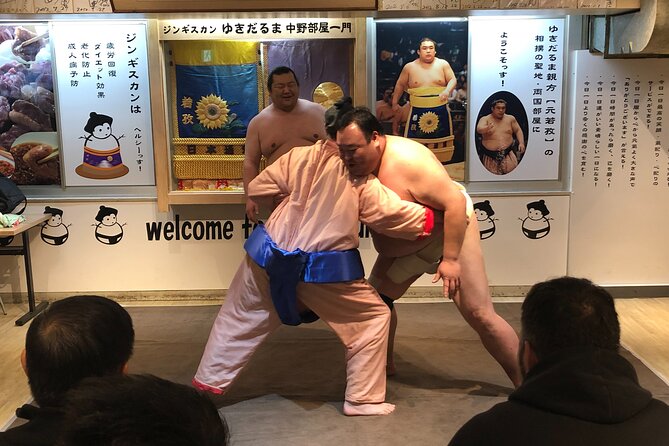 Challenge Sumo Wrestlers and Enjoy Meal - Chanko Nabe Lunch Experience