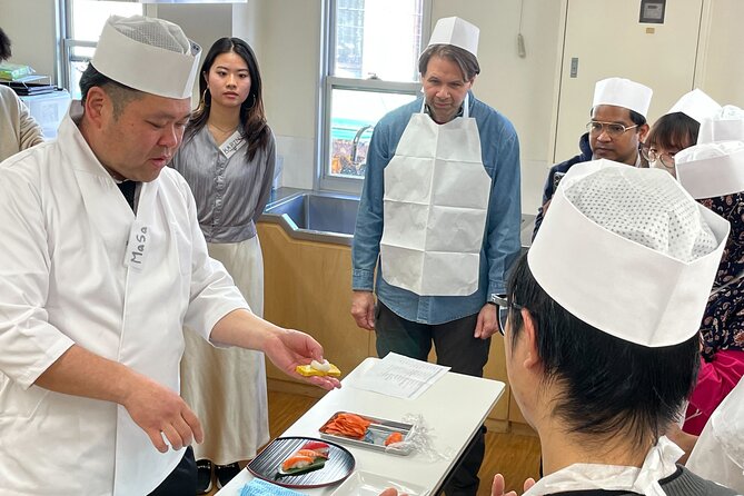 Sushi Making Class in Tsukiji 90-Minute Cooking Experience - Menu Sampling