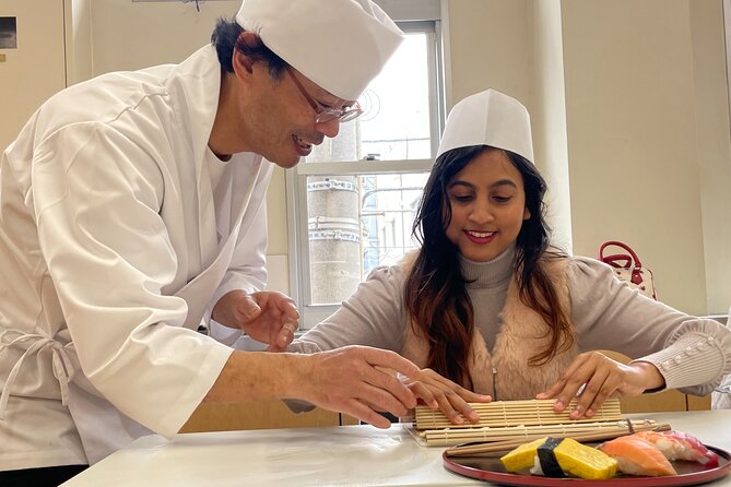 Sushi Making Class in Tsukiji 90-Minute Cooking Experience - Booking and Cancellation