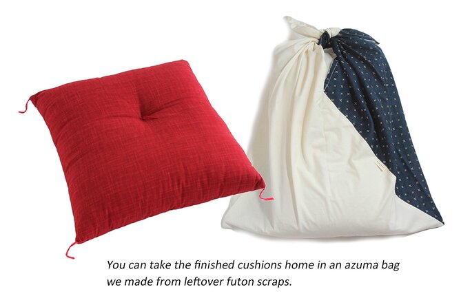 Lets Make a Zabuton Try Cotton Stuffing With Futon Craftsman - Directions