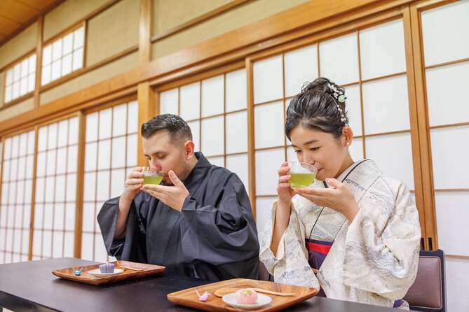 Kimono Photo Session Experience Japanese Culture Inside a Shrine - Tea Ceremony and Sweets Experience