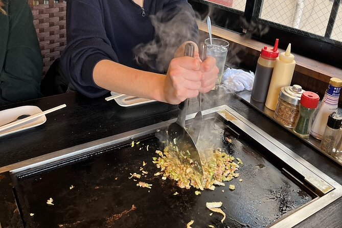 Okonomiyaki Cooking,Japanese Sake Free Flowing Experience - Inclusions