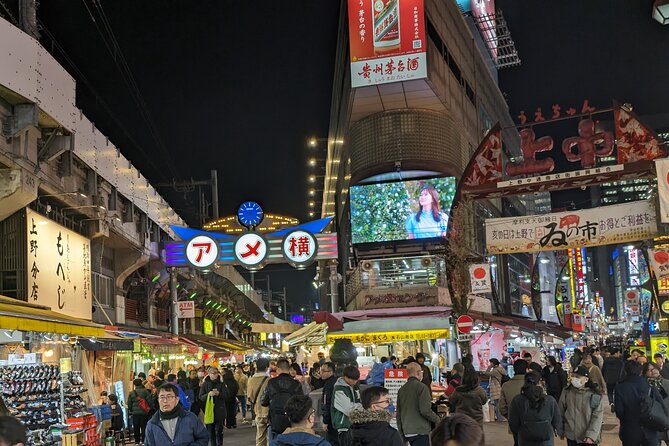 Food Tour in Uenos Ameyoko Market at Night - Meeting Point: Hard Rock Cafe Uyeno-Eki Tokyo