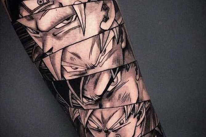 Japanese Anime Manga Tattoo Dragon Ball Akira Pokemon Naruto - Booking and Reservation Information