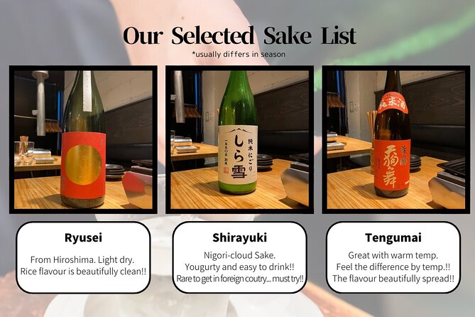 Small Group Guided Sake Tasting Experience in Tsukiji, Near Ginza - Booking Information and Pricing