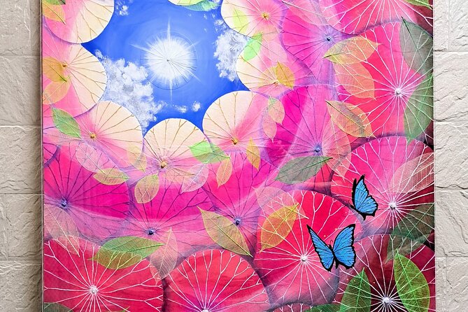 Private Lotus Leaf Art Botany Painting in Chuo City - Cancellation Policy