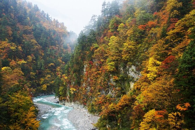 Full Day Tour to Kurobe Gorge and Unazuki Onsen From Kanazawa - Itinerary Overview