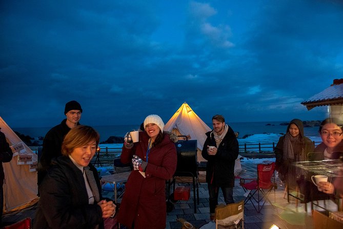 Glamping on Natural Lawn at Tanesashi Coast - End Point: Returns to Meeting Point