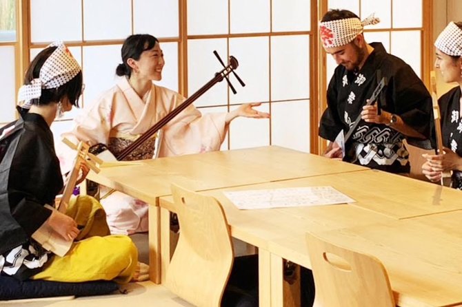 Easy for Everyone! Now You Can Play Handmade Mini Shamisen and Show off to Everyone! Musical Instruments, Sweets and Live Music - Key Takeaways