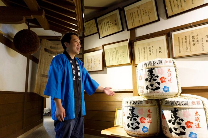 Nishide Shuzo Sake Brewery Tour and Sake Tasting - Guide and Group Size