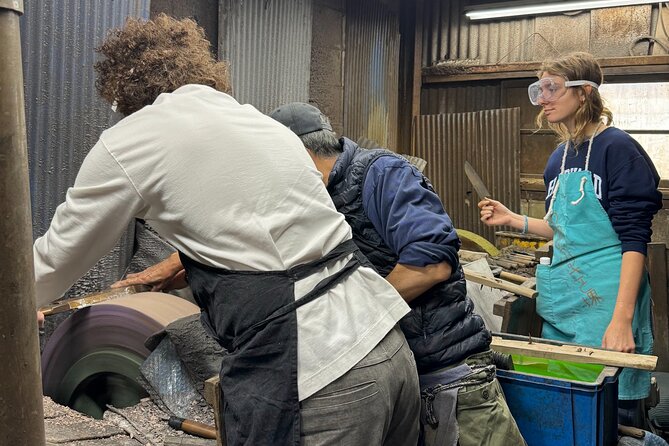 Sharpening Your Knife at a Sharpeners Factory in Osaka - Meeting Point Information