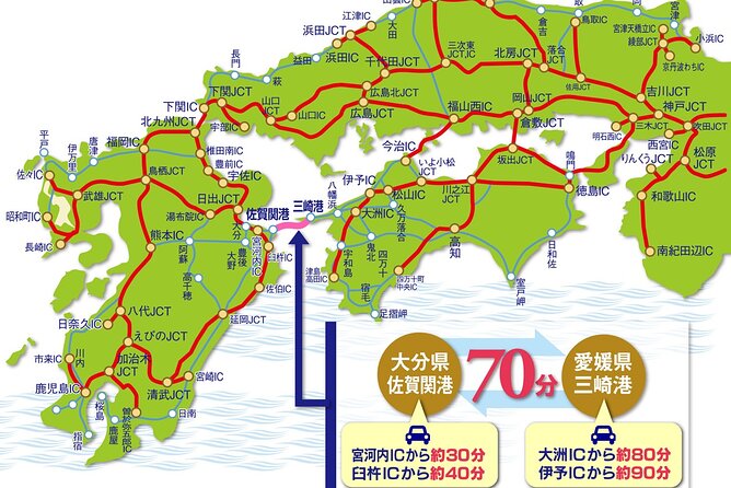 Private Charter Bus 8 Days Tour From Kyushu to Kobe via Shikoku - Accommodation Details