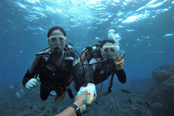 Blue Cave Experience Diving! [Okinawa Prefecture] Feeding & Photo Image Free! English, Chinese Guide Available! 1 Group With a Dedicated Instructor - Just The Basics