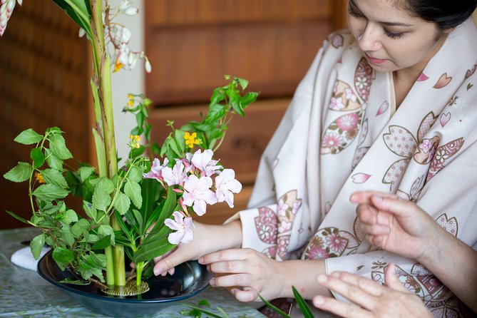 Flower Arrangement Experience With Simple Kimono in Okinawa - Pricing and Reservations