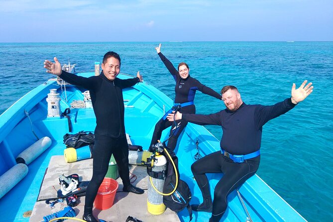 Okinawa: Scuba Diving Tour With Wagyu Lunch and English Guide - Guides Hospitality and Lunch Quality