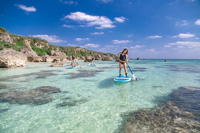 [Okinawa Miyako] [1 Day] Beach SUP & Pumpkin Limestone Caving × Canoe - Cancellation Policy