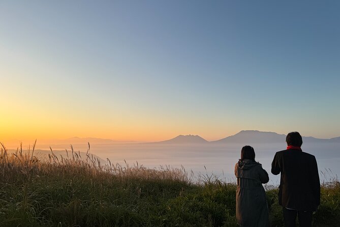 View the Sunrise and Sea of ​​Clouds Over the Aso Caldera - Inclusions and Pickup