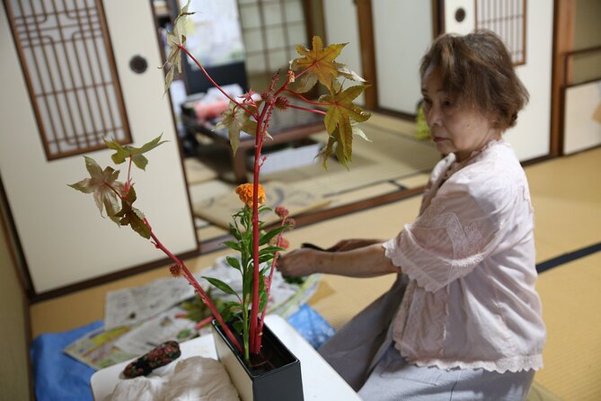 Special Ikebana Experience Guided by an Ikebana Master, Mrs. Inao - Pricing and Booking Information