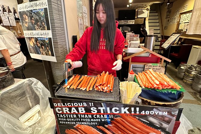 Flavors of Osaka Kuromon Market Food Tour With a Master Guide - Market Food Stations