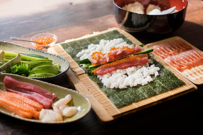 Sushi Roll and Side Dish Cooking Experience in Tokyo - Inclusions and Meeting Details