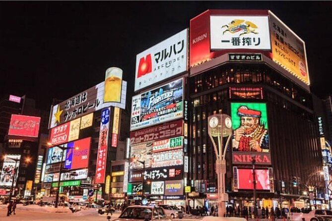 Exploring Hokkaido Nightlife Susukino Evening Walking Tour - Booking Information