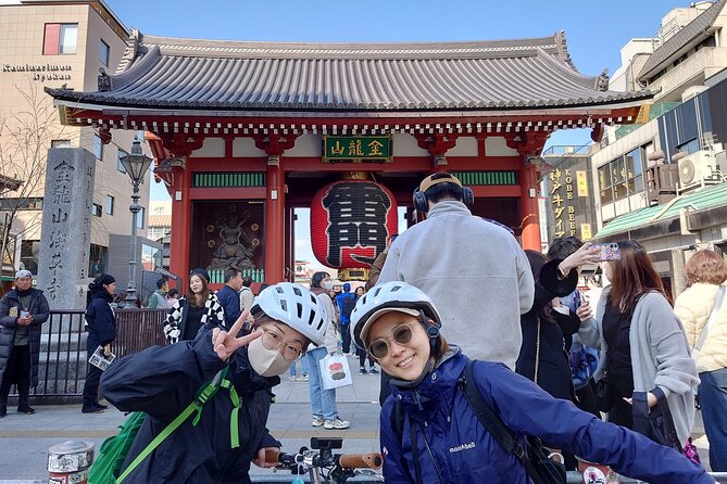 *Starting / Ending at Your Hotel* 3hr Private E-bike Tour Tokyo - Included Items and Amenities