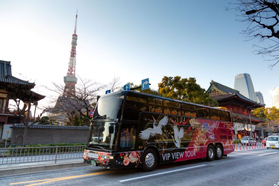 Tokyo: Open Top Sightseeing Bus With Audio Guide - Tour Options