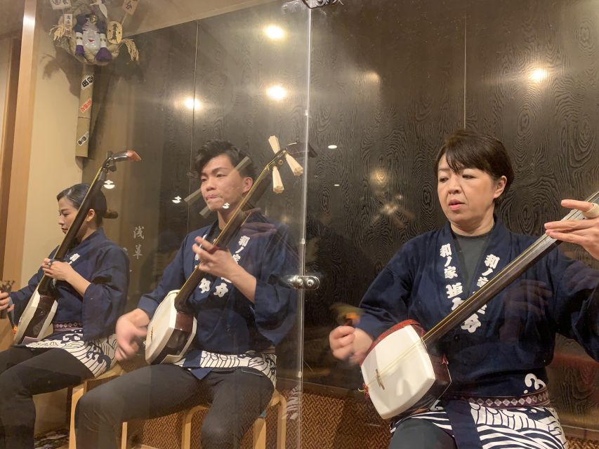 Tokyo: Traditional Asakusa Music Show With Dinner - Frequently Asked Questions