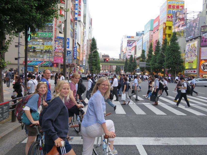 3-Hour Tokyo City Highlights Sunset Bike Tour - Tour Itinerary