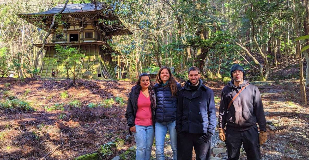 Nara: Heart of Nature Temple, Forest, & Waterfall Bike Tour - Description