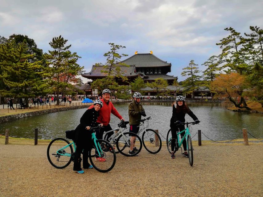 Nara: Nara Park Private Family Bike Tour With Lunch - Itinerary