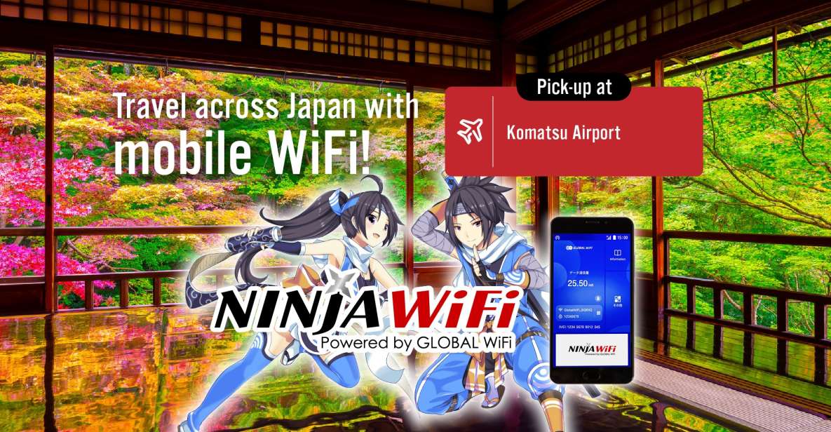 Ishikawa: Komatsu Airport Mobile WiFi Rental - Pricing and Availability