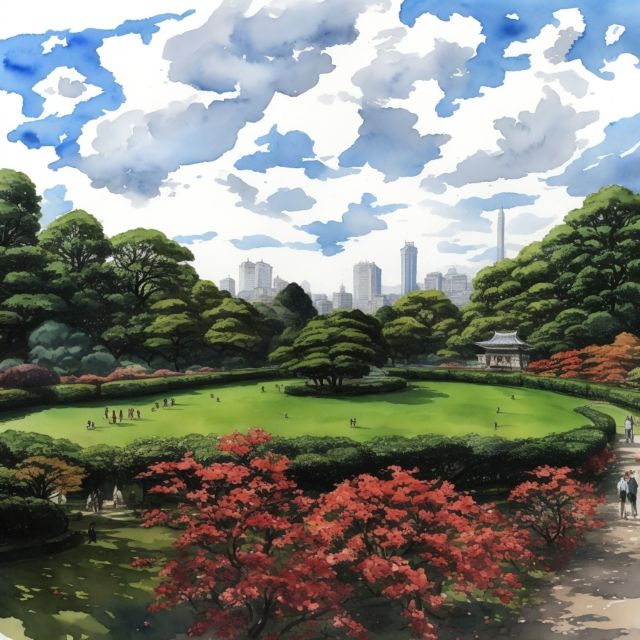 Tokyo: Shinjuku Gyoen National Garden Audio Guide App - Description