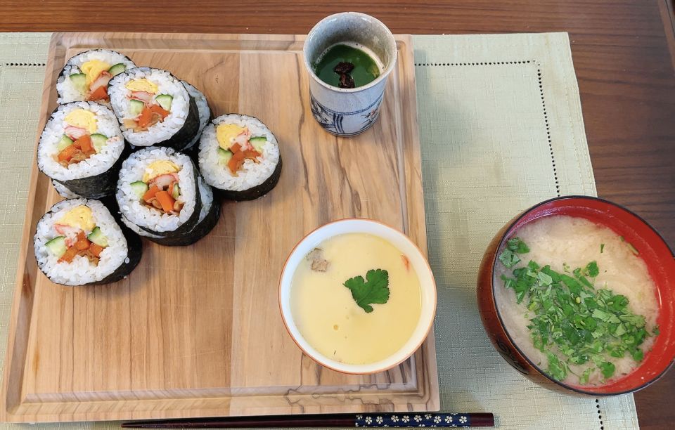 Tokyo: Sushi Roll and Side Dish Cooking Experience - Reservation Info