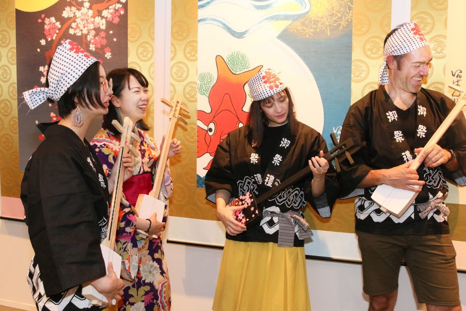 【Tokyo Shami】Let's Make a Mini Shamisen and Play It! - Group Type and Highlights