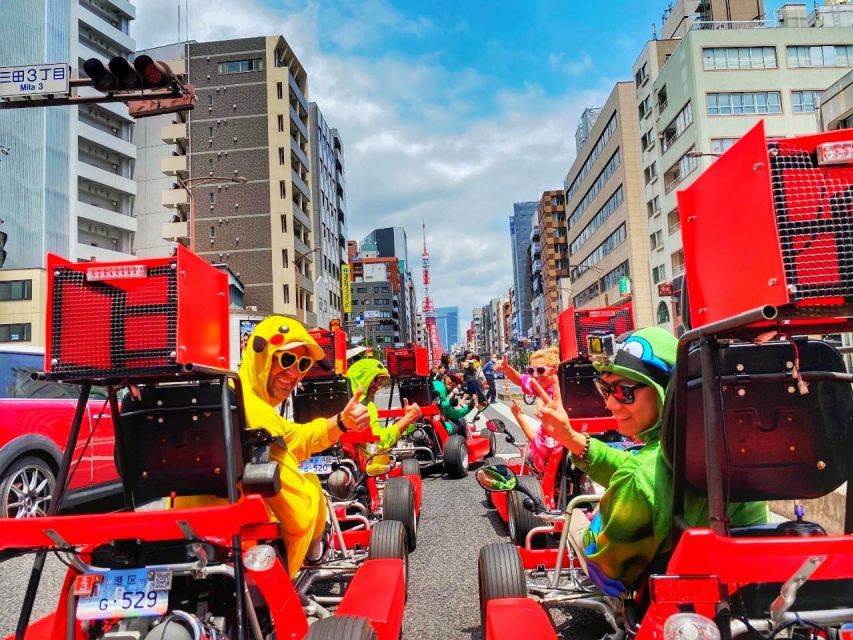 Tokyo: Guided Street Go-Karting Tour in Tokyo Bay - Meeting Point and Important Information