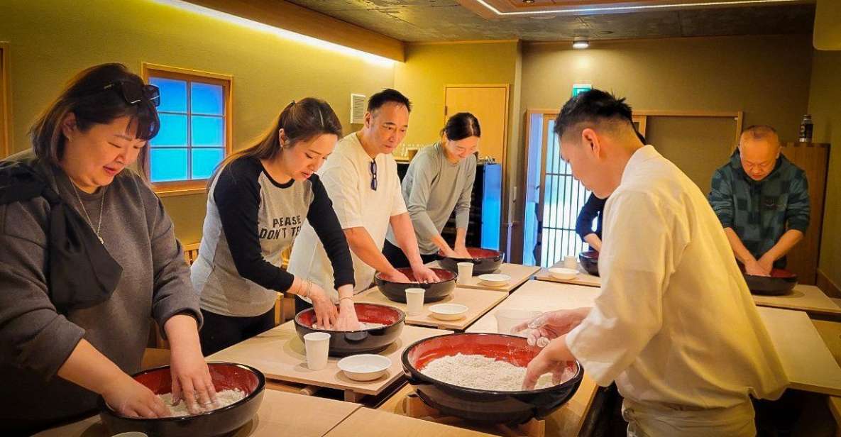 Soba Making Experience With Optional Sushi Lunch Course - Language Options