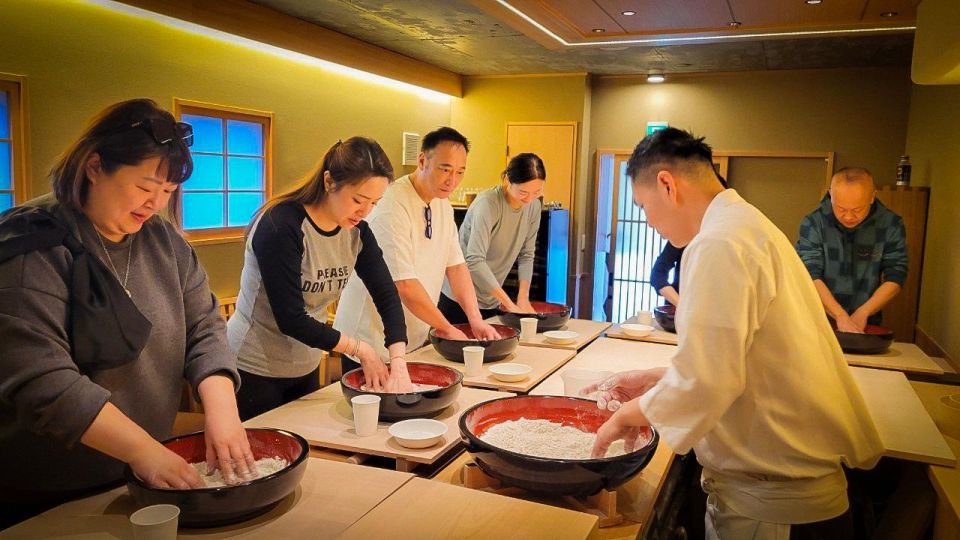 Soba Making Experience With Optional Sushi Lunch Course - Pricing and Duration