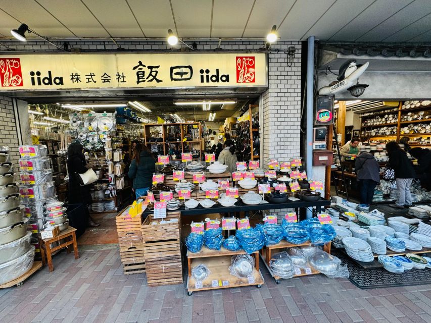 Tokyo : Asakusa Nearby Japanese Tableware Finding Tour - Inclusions