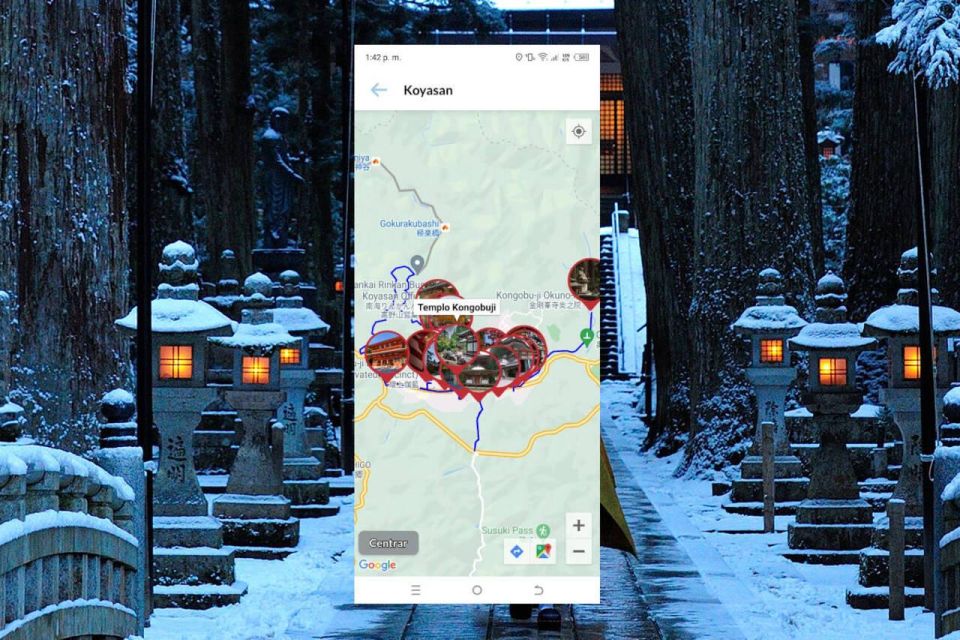 Koyasan Self-Guided Route App With Multi-Language Audioguide - Details