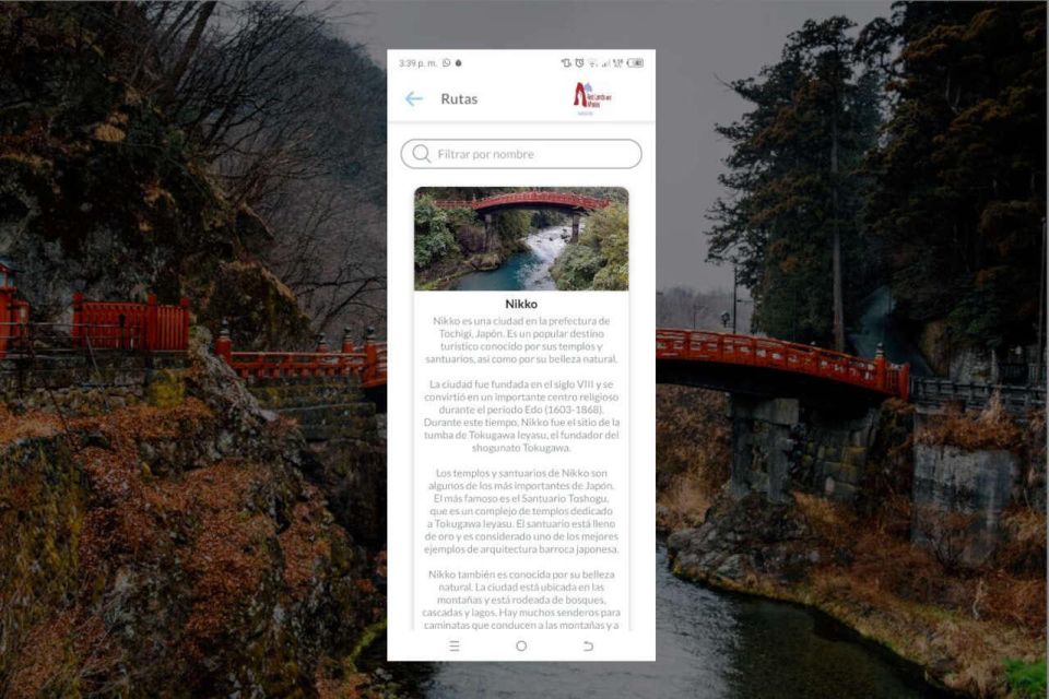 Nikko Self-Guided Tour App With Multi-Language Audioguide - Important Information