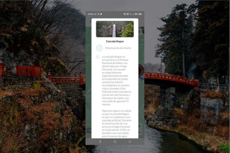 Nikko Self-Guided Tour App With Multi-Language Audioguide - Cancellation Policy